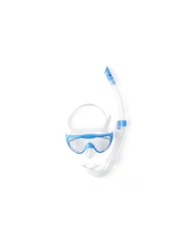 Speedo zestaw do nurkowania Glide Junior Snorkel Set-niebieski