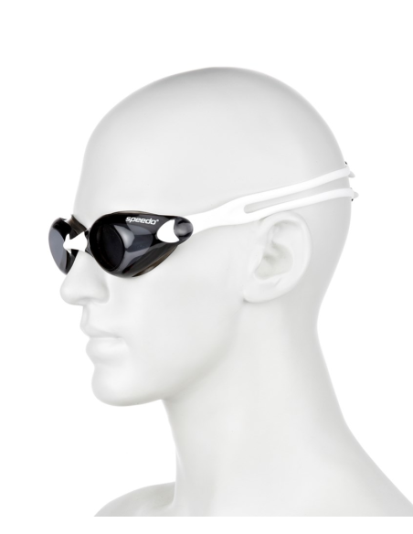 Okulary pływackie Speedo Aquapulse white/smoke