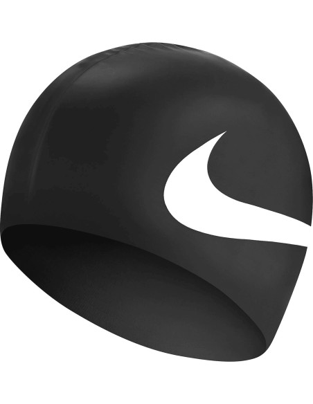 Czepek pływacki Nike Swoosh czarny Czepek pływacki Nike Swoosh czarny